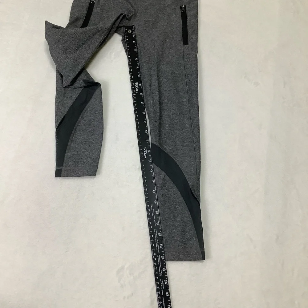 Lululemon Inspire Tight II Sz 4 Heathered Black / Boom Juice / Deep Coal